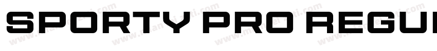 Sporty Pro Regular XP字体转换